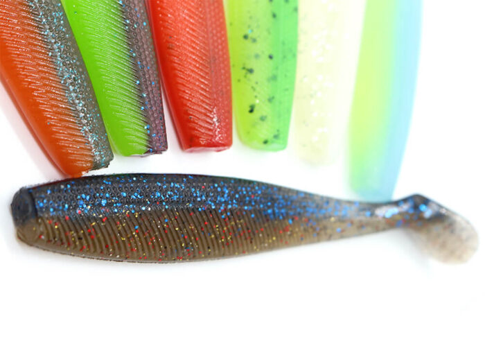 Hitfish Shad 10.1CM (4 inch), culoare R01 (5buc/plic) - imagine 8