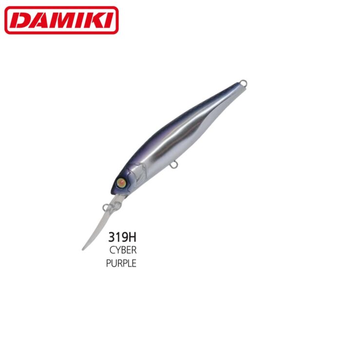 Damiki ABYSS-90 9CM, 13.5gr, Suspending, 319H (Cyber Purple) - imagine 2