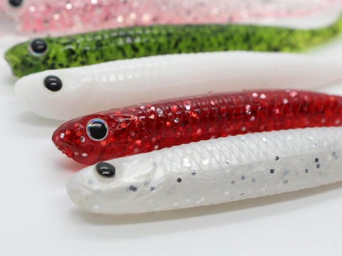 Damiki Anchovy Shad 10.2CM (4 inch), 431 (Beach Sand), 8buc/plic - imagine 5