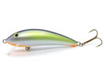 Gloog Kalipso 80SR, 8cm, 11gr (Floating), PGF (Perch Green Fluo) - imagine 9