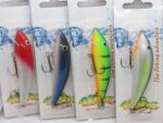 Gloog Kalipso 80SR, 8cm, 11gr (Floating), PGF (Perch Green Fluo) - imagine 2