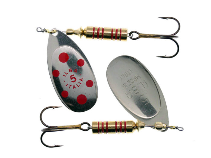 Ilba rotativa Tondo Silver/Red (argint cu puncte rosii), nr.5, 13gr (20115) - imagine 4