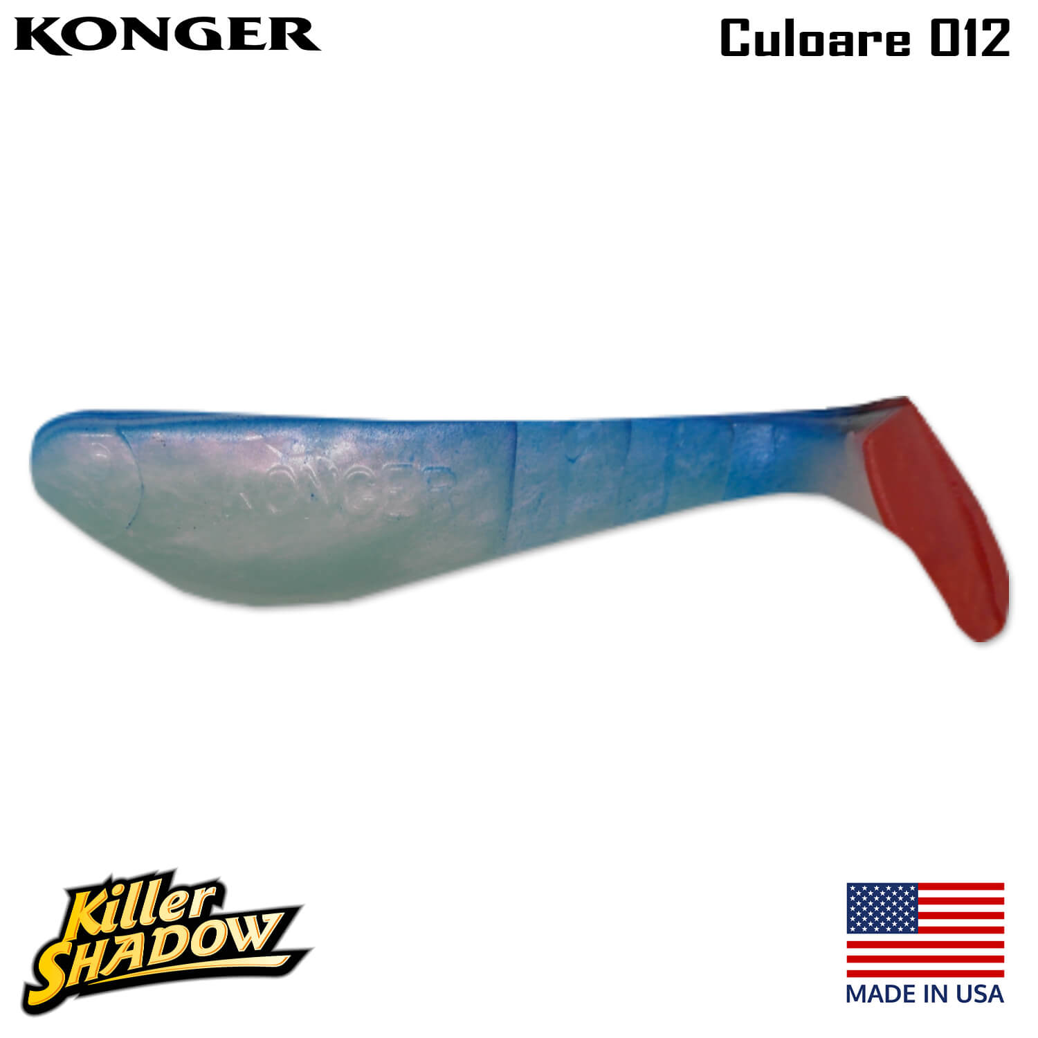 012-logo Konger Killer Shadow 7.5CM, culoare 012 (5buc/plic)