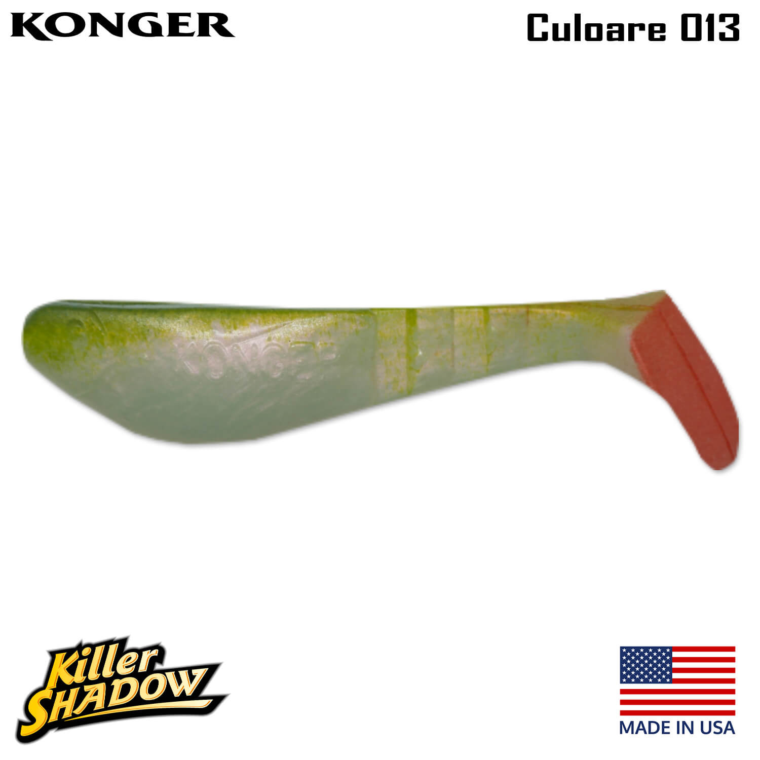 013-logo Konger Killer Shadow 7.5CM, culoare 013 (5buc/plic)