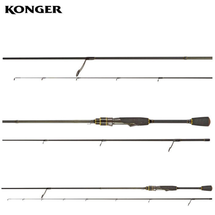 Lanseta Spinning Konger Vistar Spin H, 2.40m, 8-35gr (din 2 bucati) - imagine 3