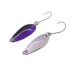 Kamatsu oscilanta pastrav Trout Spoon 3.5cm, 3gr, 007 (Black & Fuchsia) - imagine 2
