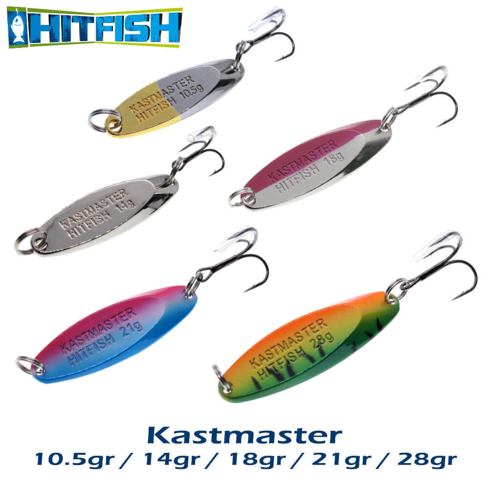 Kastmaster-Cover02 Hitfish Kastmaster 10.5gr, 14gr, 18gr, 21gr, 28gr (oscilanta/pilker pentru avat si somn) - imagine 1