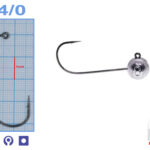 Xfish Aberdeen MicroJig Bila marime #4/0, 8gr, gramaj inscriptionat pe bila (5buc/plic)