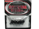 Damiki Crystal Bead 8mm (margele sticla), Black (negru), 10buc/plic