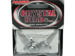 Damiki Crystal Bead 8mm (margele sticla), Silver (argintiu), 10buc/plic