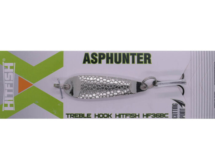 Hitfish Oscilanta avat Asphunter 6.2cm, 21gr, Culoare 01 (Nickel) - imagine 5