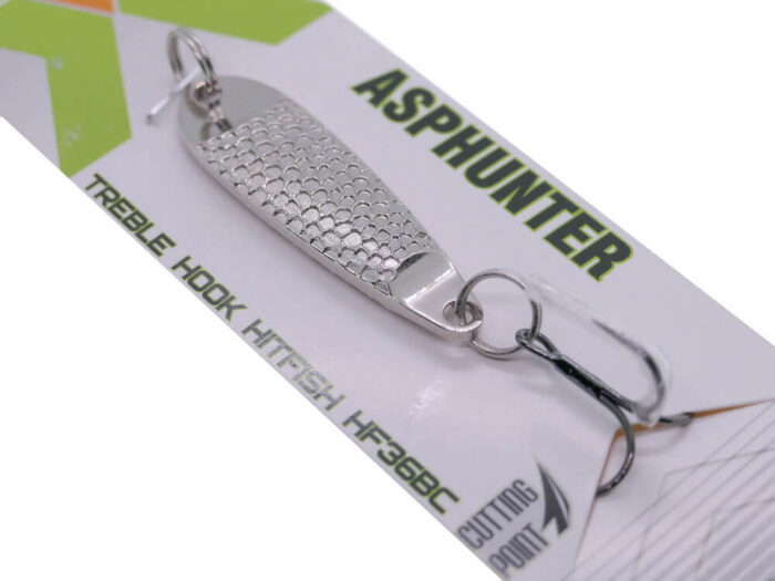 Hitfish Oscilanta avat Asphunter 6.2cm, 21gr, Culoare 01 (Nickel) - imagine 4