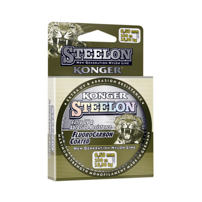 Konger Fir Monofilament Steelon FC (universal) gri deschis, 0.40mm, 15.2kg, 150m - imagine 2