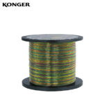 Konger Fir Monofilament pentru crap Team Carp Camou Rainbow (curcubeu), 0.25mm, 8kg, 1000m