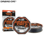 Dread Cat Fir Textil X8 Black 0.30mm, 38.40kg, 300m, pentru pescuitul la somn