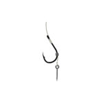 Kamatsu carlige legate cu fir textil 10cm, 0.14mm, pentru Method Feeder + Spike, model Chinu #8 (5buc/plic) - imagine 2