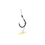 Kamatsu carlige legate cu fir textil 10cm pentru Method Feeder + Fast Stop, model Iseama #10 (5buc/plic) - imagine 2