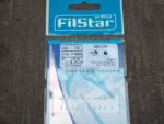 Filstar carlige legate cu monofilament 50cm, 0.12mm, F105N model Match, Nickel, marimea 14 (10buc/plic) - imagine 5