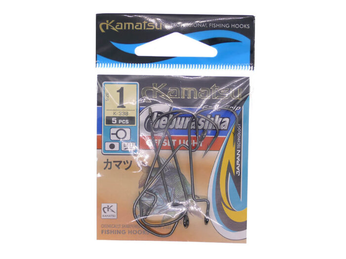 Kamatsu Carlig Offset Cheburashka Light K-338, marime 4 (5buc/plic) - imagine 3