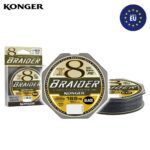 Konger Fir Textil Braider X8 Black (negru) 150m, 0.10mm, 10.7kg - imagine 4