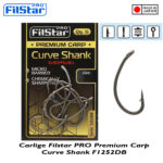 Filstar carlige Premium Crap Curve Shank F1252DB, culoarea DB, marime 2 (10buc/plic)