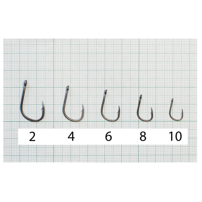 Filstar carlige Premium Crap Wide Gape Straight F1253DB, culoarea DB, marime 10 (10buc/plic) - imagine 2