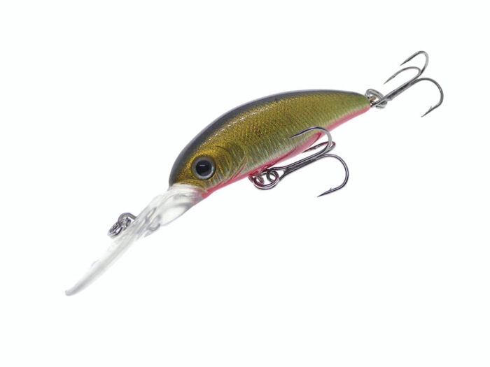 Kamatsu Sharp Shad 4.5cm, 4.5gr (floating), 098 (Golden Dark) – Custom Color by Mogo Lures - imagine 2