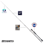 Lanseta baitcasting Konger Streeto Pelagic M 1.95m / 20-60gr, (1+1) transport 1.58m - imagine 2